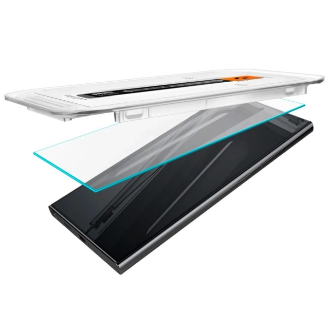 Spigen Glas.tR Tempered Glass "EZ Fit" 2-Pack for Samsung Galaxy S24 Ultra Clear