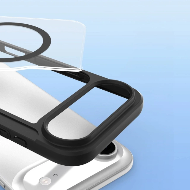 Etui do iPhone 17 Air Dux Ducis Skin X Pro Portfel MagSafe Czarne