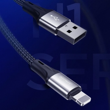 Joyroom кабель USB - Lightning 3 A 1,5 м чорний (S-1530N1)