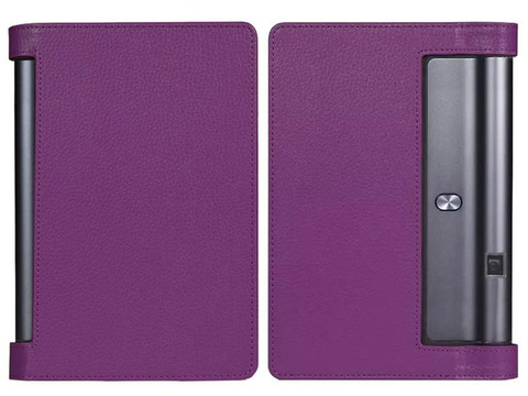 Шкіряний чохол-магніт для Lenovo Yoga Tab3 Pro X90 / Tab3 Plus Фіолетовий