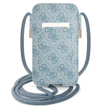 Guess Torebka GUPHM4GDBL 6,1" niebieski/синій жорсткий чохол 4G Stripe