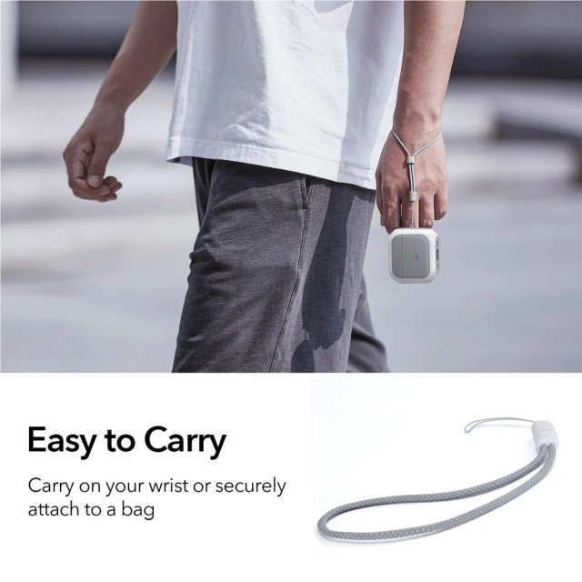 ESR Orbit Halolock MagSafe Apple AirPods 4 White Headphone Case