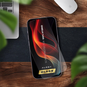 Гібридне скло для Xiaomi Redmi Note 13 / Note 13 Pro Захисне покриття для екрану Alogy Flexi Glass 9H Case Friendly Flat Screen Protector