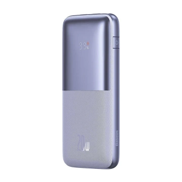 Baseus Bipow Pro Power Bank 10000mAh, 2xUSB, USB-C, 20W (purple)