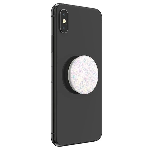 Popsockets 2 phone holder and stand Iridescent Confetti White