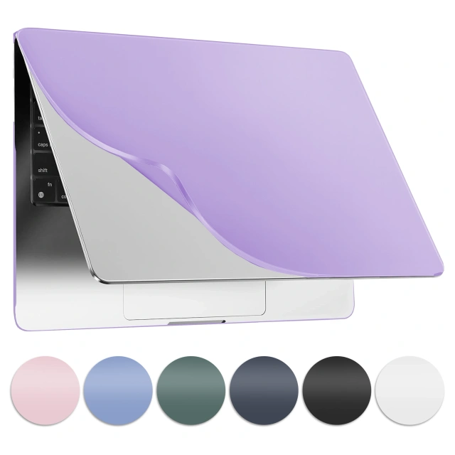 Pouzdro pro Apple Macbook Air 13.6 2022-2025 (M2/M3/M4) – Flexibilní, matné ochranné pouzdro, lehké a odolné – Alogy AirGuard™ Purple