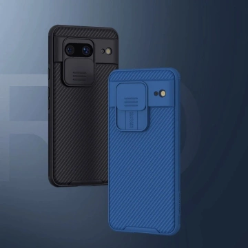 Puzdro Nillkin CamShield Pro Case s krytom fotoaparátu pre Google Pixel 8 – čierne