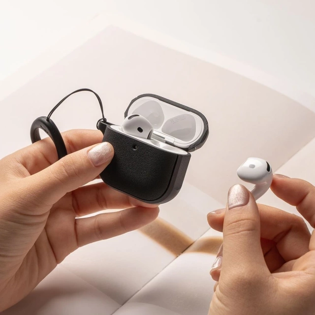 Чохол для Apple AirPods 4 Ringke Onyx MagSafe Sage Green Karabińczyk