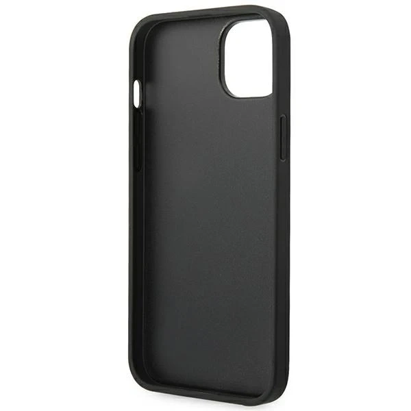 Захисний чохол для телефону Karl Lagerfeld KLHCP14SSAKLHPG для Apple iPhone 14 6.1" hardcase сірий/сірий Saffiano Mono Metal Logo