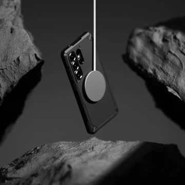 Puzdro Ringke Rugged Gear Magnetic MagSafe pre Samsung Galaxy S25 Ultra, čierne