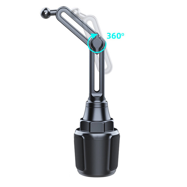 Car holder Cup Holder for the car universal for the phone in place of the cup Black