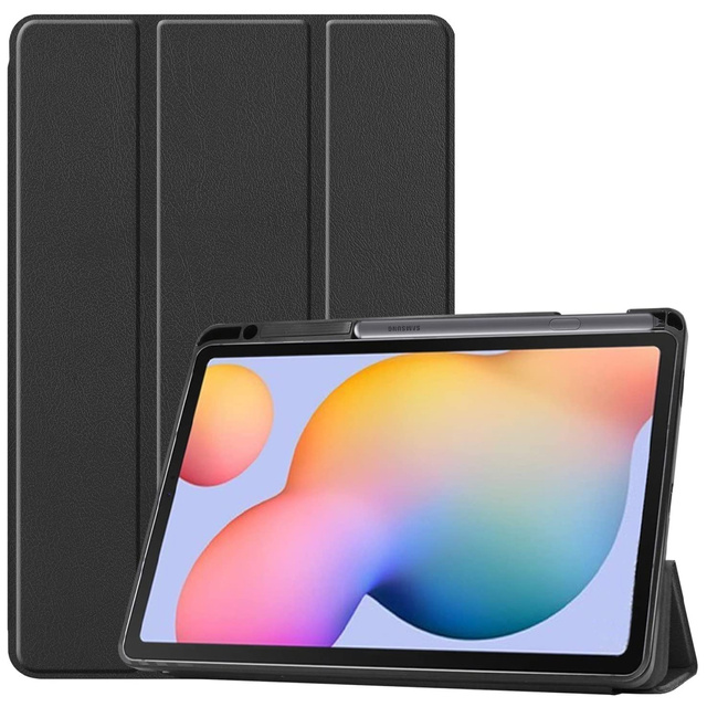 Alogy Smart Case für Galaxy Tab S6 Lite 10.4 P610 / P615 Schwarzes Glas