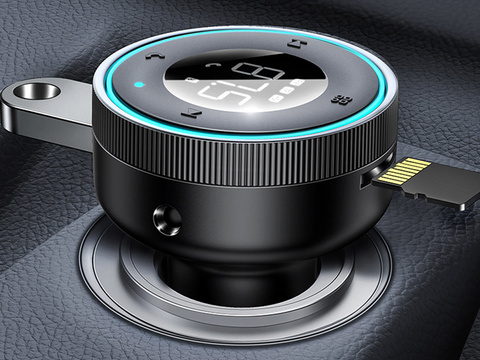 Baseus Enjoy Car Charger 3,4A FM vysielač čierny