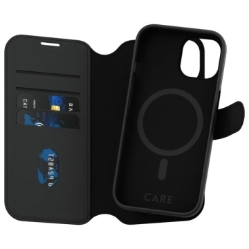 iPhone 15 CARE von PanzerGlass Tango Wallet 2in1 6,1" Schwarz