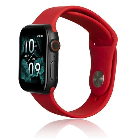 Beline Silicone Smartwatch Strap for Apple Watch 42/44/45/49mm Red/Red