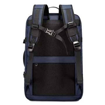 Bange Waterproof Backpack for Laptop 15.6" City Travel 45x30x16 cm for Work Airplane Men's Women's with USB Port Black