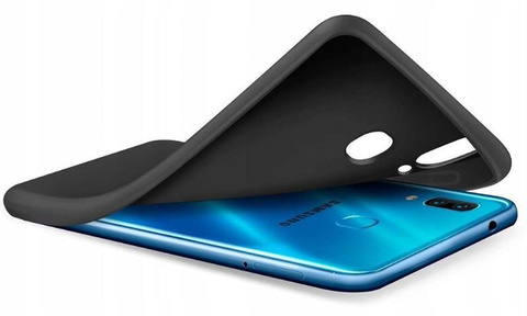 Силіконовий чохол Alogy slim case для Samsung Galaxy A40 чорний