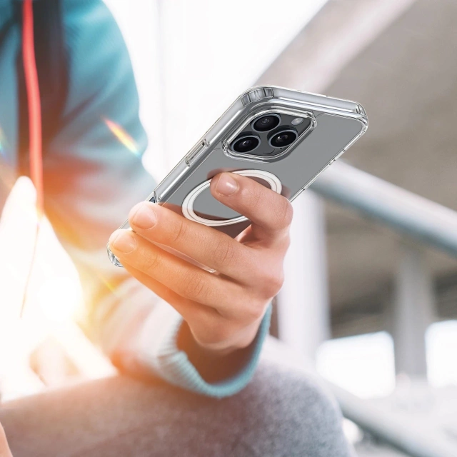 Etui MagSafe do iPhone 16 Pro Dux Ducis Clin Mag Przezroczyste