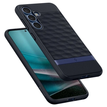 Puzdro Samsung Galaxy S25 Navy Violet Spigen Parallax MagSafe Case