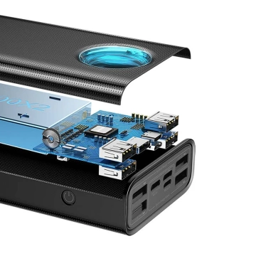 Baseus Amblight 30000mAh Powerbank, 4xUSB, USB-C, 65W (чорний)