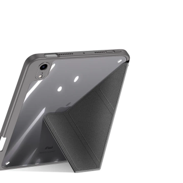 Dux Ducis Magi puzdro pre iPad mini 2021 smart kryt so stojanom a úložiskom pre Apple Pencil sivý
