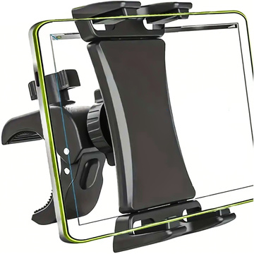 Tablet phone holder 4.7"-12.9" for a bar, tripod, handlebar for a trainer, stationary bike, treadmill, headrest stand Alogy black