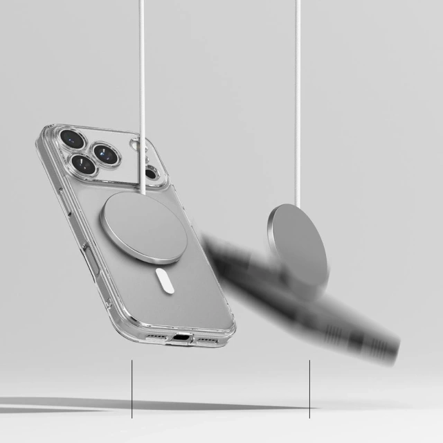 Etui Ochronne do iPhone 17 Pro Ringke Fusion Magnetic MagSafe Matte Clear