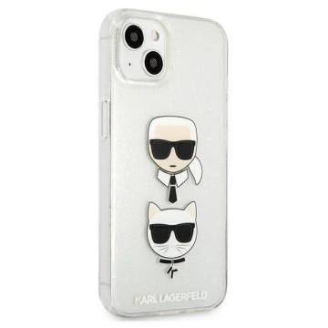 Karl Lagerfeld KLHCP13SKCTUGLS iPhone 13 mini 5,4" srebrny/silver hardcase Glitter Karl`s