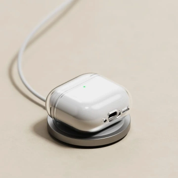 Puzdro na Apple AirPods 4 s karabínou Ringke Air ružovej farby