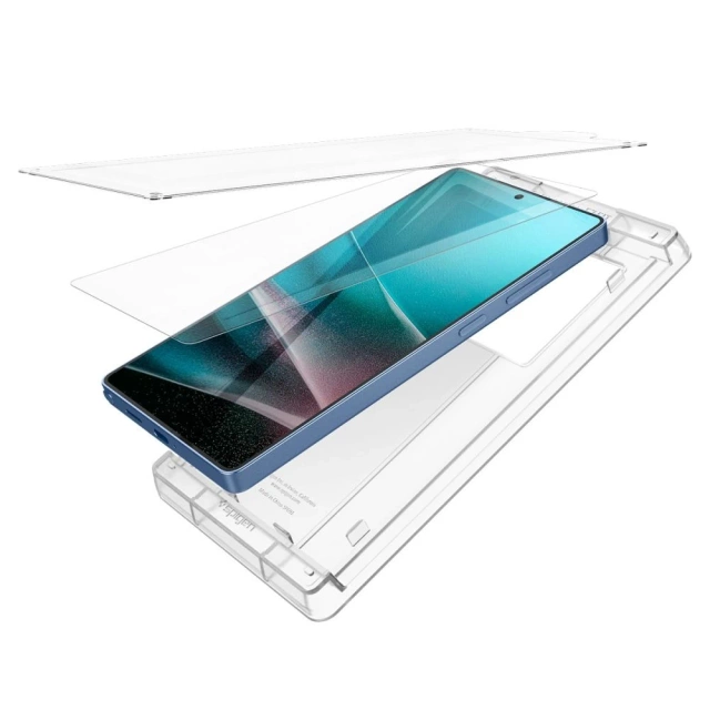 Hybrid Glass for Samsung Galaxy S25 Ultra Spigen Elite Shield "EZ Fit" HD Clear