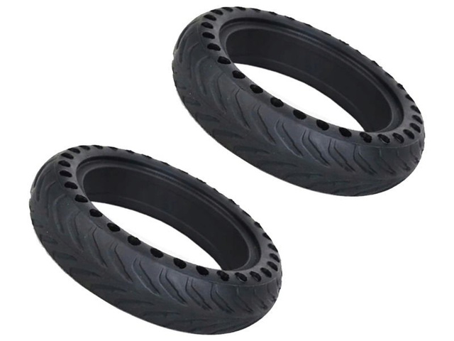 Tubeless Tire x2 for Scooter Xiaomi Mijia M365 Black 01