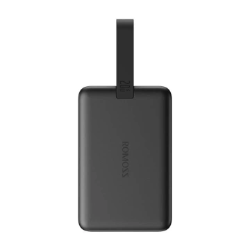 Powerbank Romoss WM010 10000 mAh 20 W, Schwarz – Magnetisches Laden für iPhone, Apple Watch, AirPods