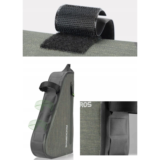 Велосипедна сумка Rockbros AS-017 5L Frame Bike Bag водонепроникна зелена