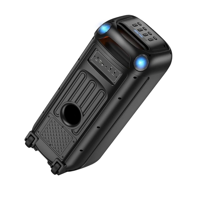 Karaoke sada HOCO HA13 Max 60W, RGB LED, 2× bezdrôtové TWS mikrofóny