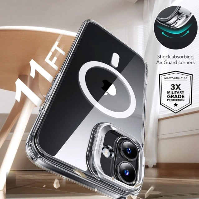 Etui für Ständer ESR Classic Hybrid Kickstand Halolock Magsafe