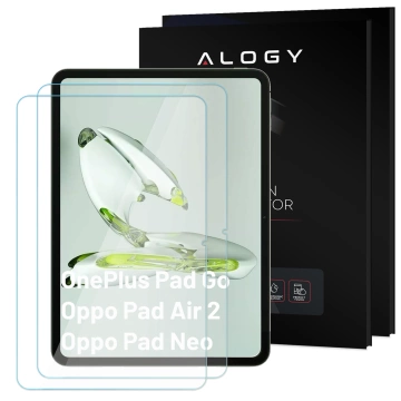 2x Tempered Glass for OnePlus Pad Go/Oppo Pad Air 2/Oppo Pad Neo 11.4" Screen Protector 9H Alogy Pro
