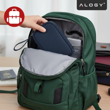 Чохол для ноутбука, MacBook Air Pro 13.3" Alogy Hard Foam Bag Protective Case для ноутбуків 13-14" чорний