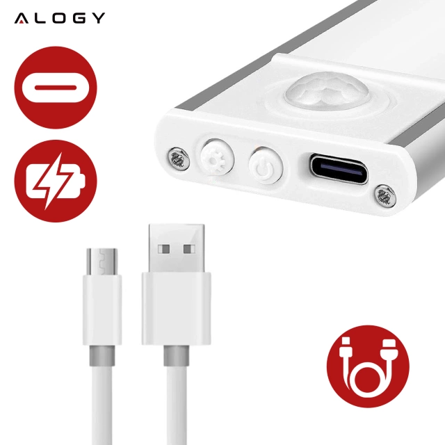 HUB-Splitter Alogy-Adapter für Computer-Laptop mit USB-C auf 3x USB-A 2.0 1x USB-A 3.0 Grau