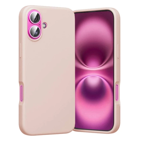 iPhone 16 Plus Protective Case with MagSafe Vention Silicone Pink