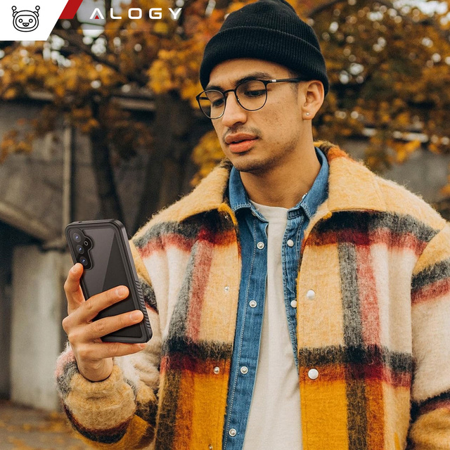 Pouzdro pro Samsung Galaxy S23 FE Armored 360 vodotěsné pouzdro Armor IP68 Alogy černé