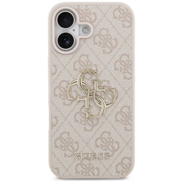 Etui Guess Hardcase 4G Big Metal Logo do iPhone 17, różowe