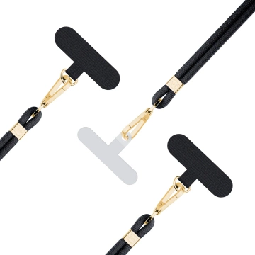 Univerzálna šnúrka na chytanie smartfónu 3mk EasyClip Elite Black (zlatá)
