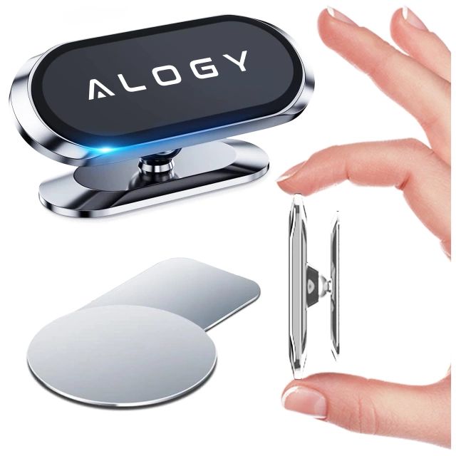 Alogy Magnetic Car Holder Universal for Phone on the Cockpit for the Board Black