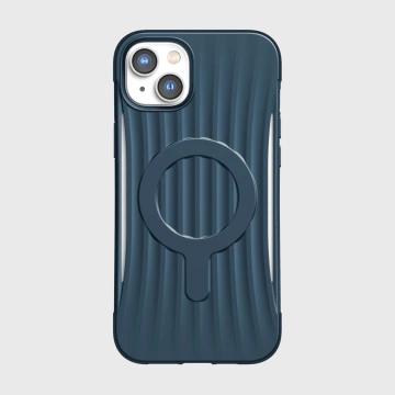Raptic Clutch Built Case for iPhone 14 Plus with MagSafe back cover blue
