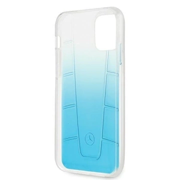 Ochranné puzdro Mercedes MEHCP12LCLGBL pre Apple iPhone 12 Pro Max 6,7" modro/modré pevné puzdro Transparent Line