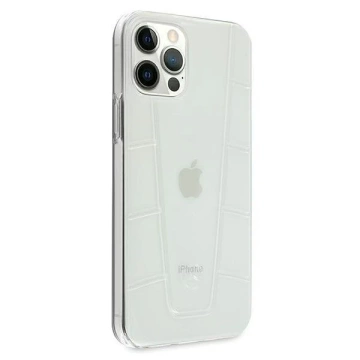 Etui ochronne Mercedes MEHCP12MCLCT do Apple iPhone 12 / 12 Pro 6,1" priehľadné pevné puzdro Transparent Line