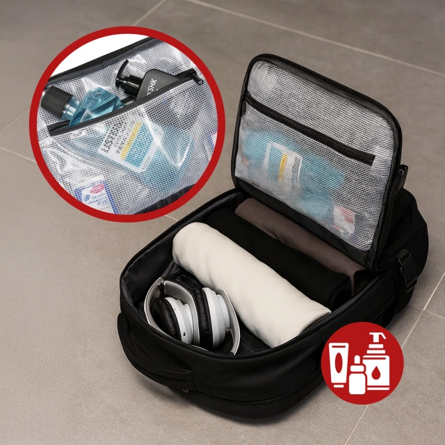 Bange Waterproof Backpack for Laptop 15.6" City Travel 45x30x16 cm for Work Airplane Men's Women's with USB Port Black