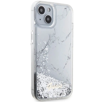 Etui Guess GUHCP14SLCSGSGH do iPhone 14 6.1" hardcase Liquid Glitter Marble