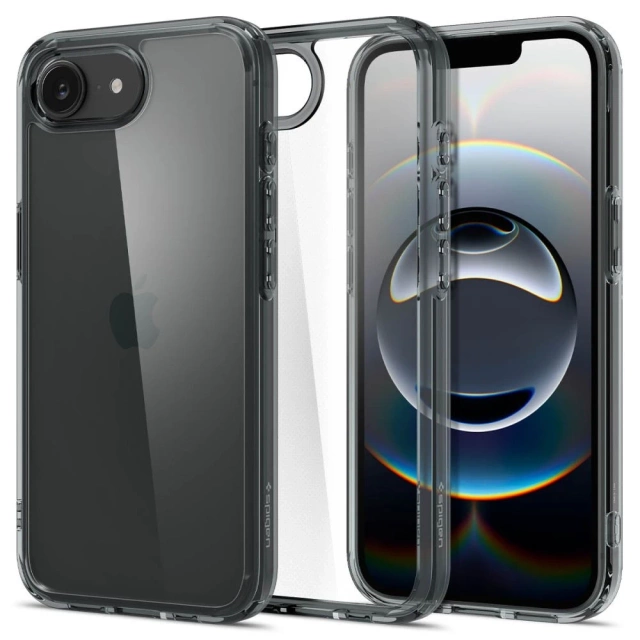Etui Spigen Ultra Hybrid do iPhone 16E Space Crystal TPU+PC Przezroczyste