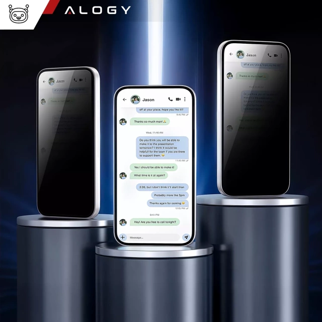 Tvrdené sklo Alogy Privacy Glass pre Apple iPhone 16 Pro, matné, ochranné sklo
